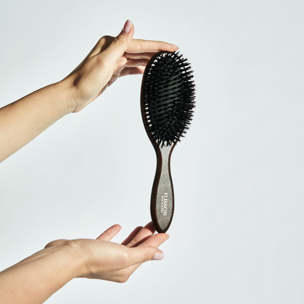 Pure Boar Bristle Pneumatic Hairbrush – Made in France – Plisson 1808