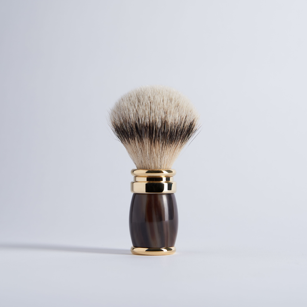 Cepillo para barba de cuerno natural - Plisson 1808