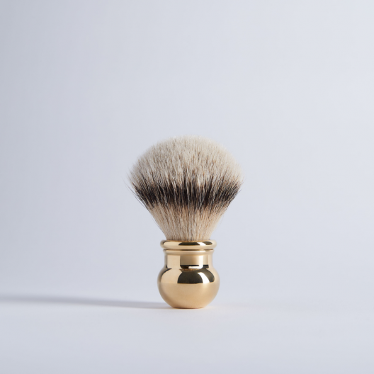 Boule Shaving Brush Gold Finish