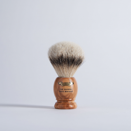 High Moutain White Olive Wood Shaving Brush