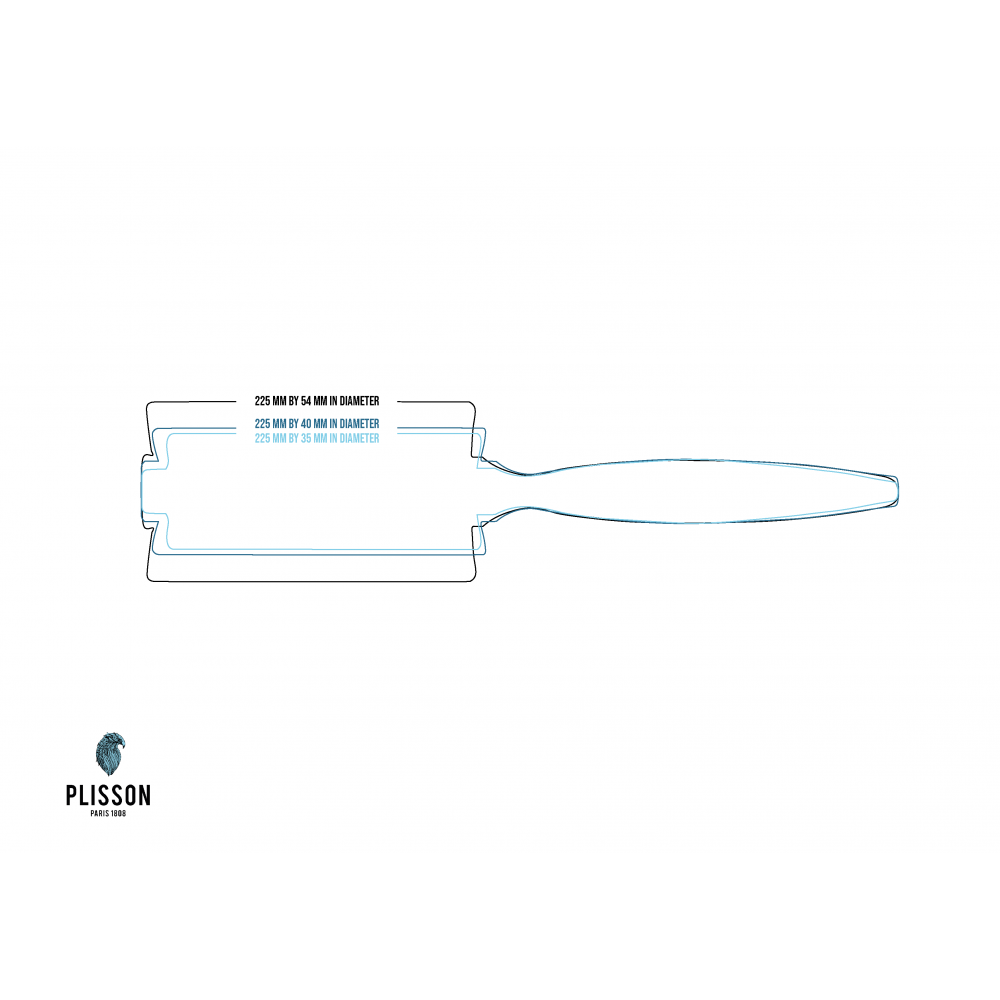 Pure boar bristle brush - Plisson 1808