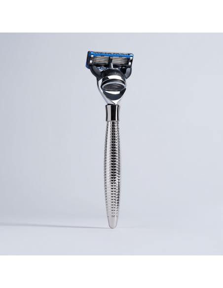 3 Piece Set European Grey Fusion Razor Chrome Finish