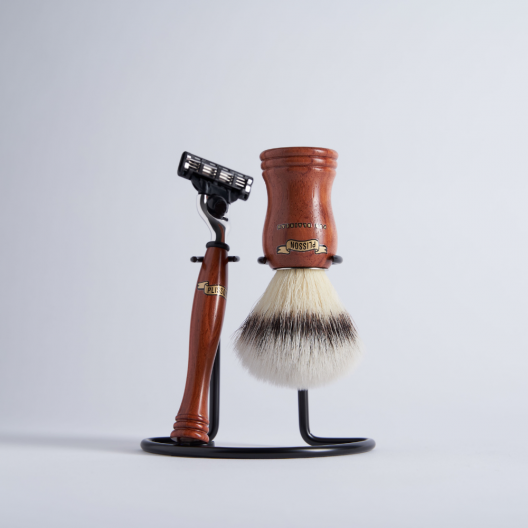 Bubinga Wooden Shaving Set