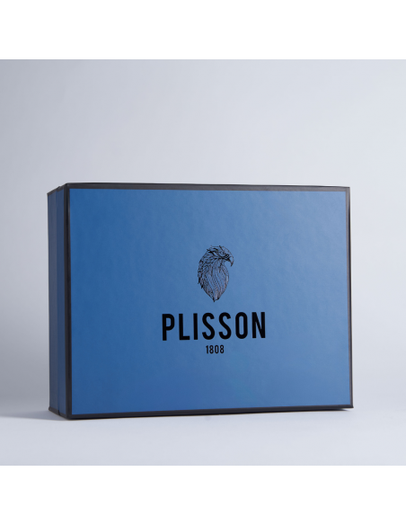3-teiliges Set in Hochgebirgsweiß Horn mit Fusion-Rasierer in Palladium-Optik