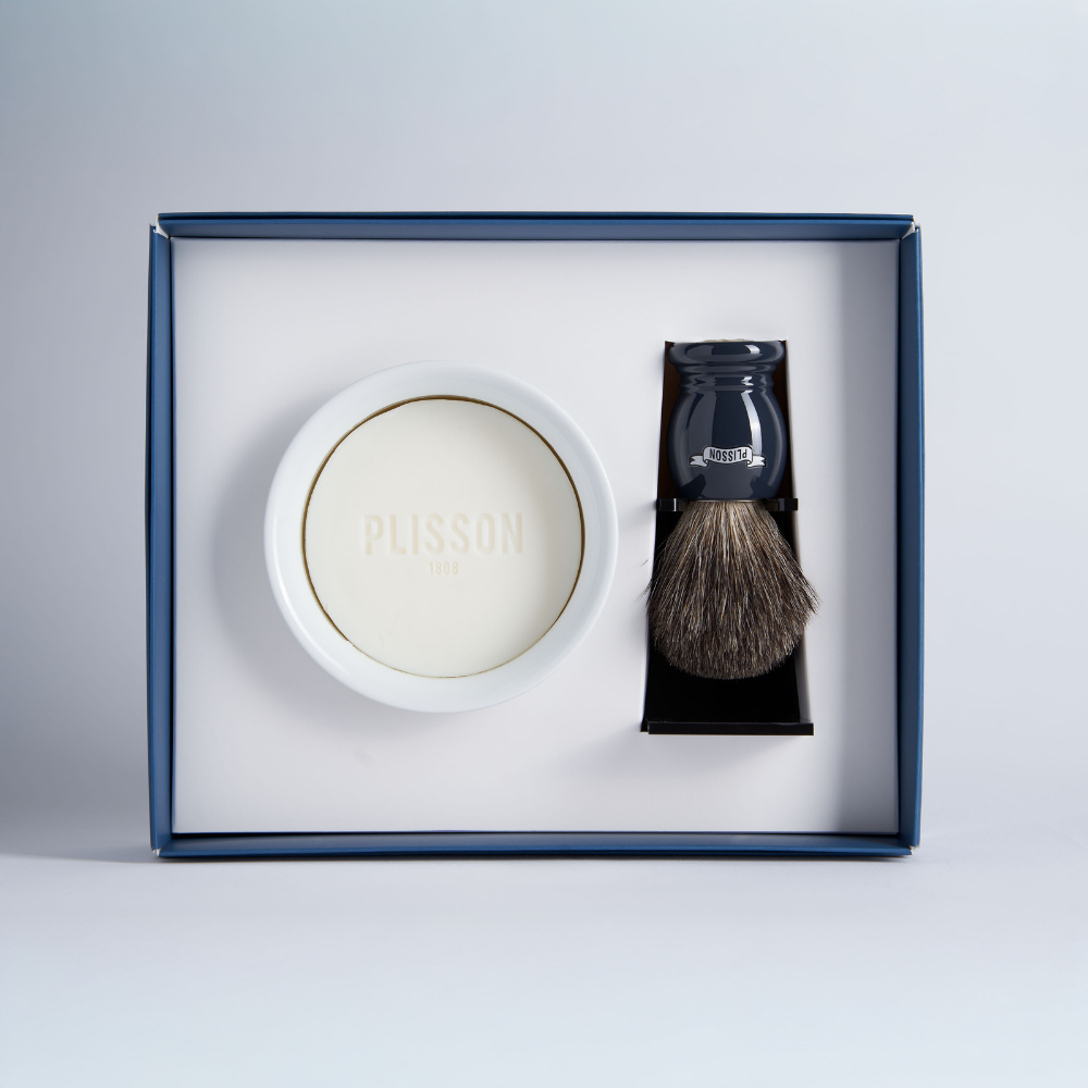 Essential Genuine Badger Shaving Set – Plisson 1808