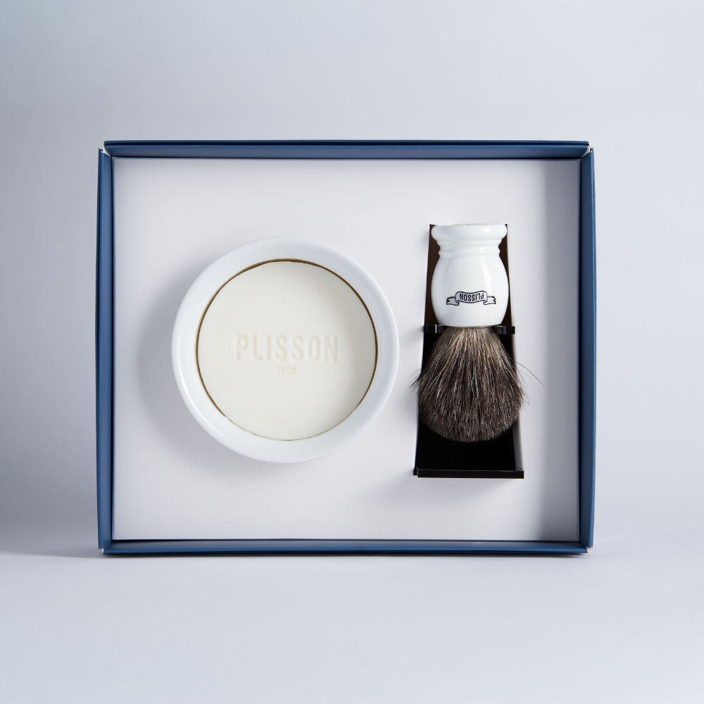 Essential Genuine Badger Shaving Set – Plisson 1808