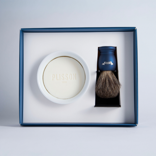 Coffret Initiation Blaireau Véritable Essentiel Gris de Russie - 9 Coloris