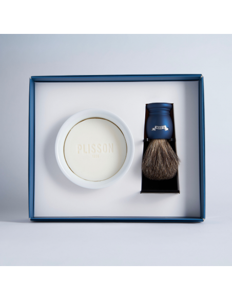 Coffret Initiation Blaireau Véritable Essentiel - Plisson 1808