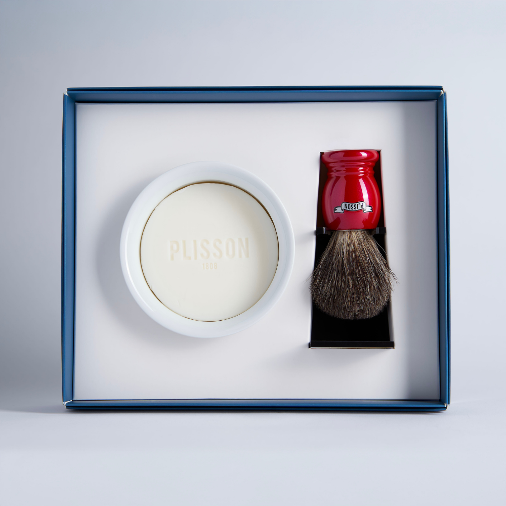 Essential Genuine Badger Shaving Set – Plisson 1808