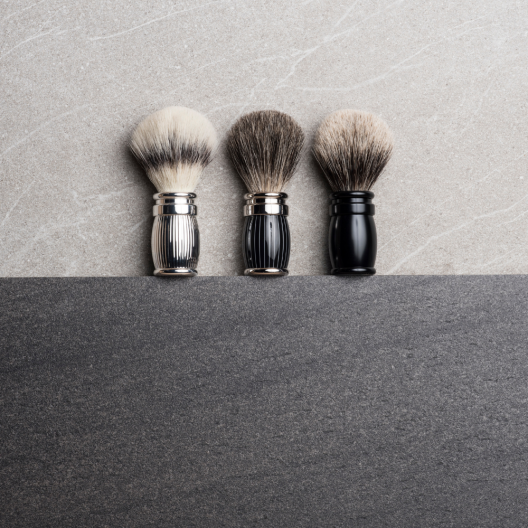 Joris shaving brush infinite black finish