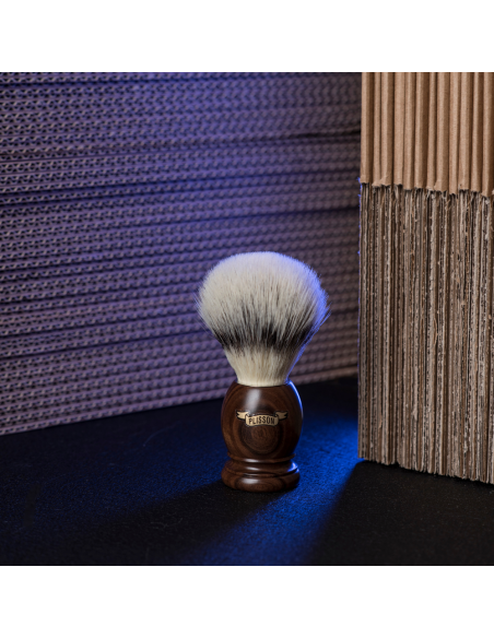 Shaving Brush Plisson Macassar ebony and synthetic fibre