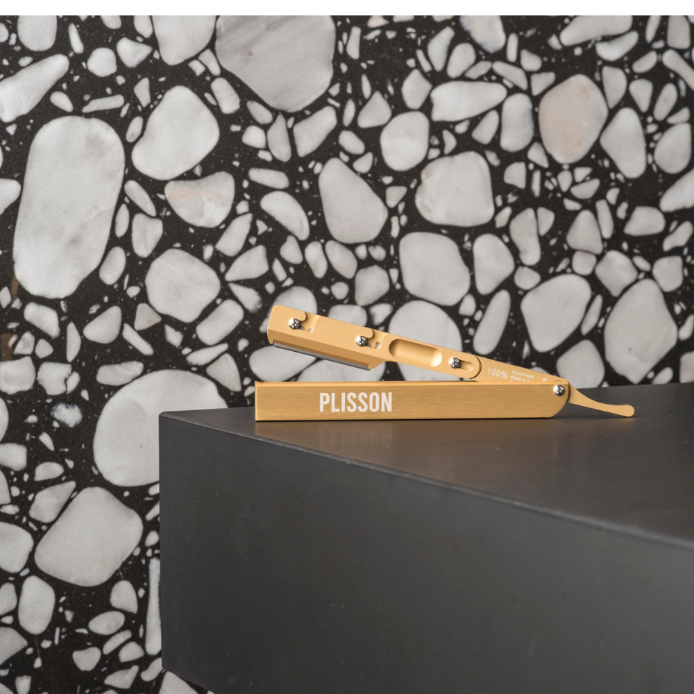 Aluminium shavette - Gold