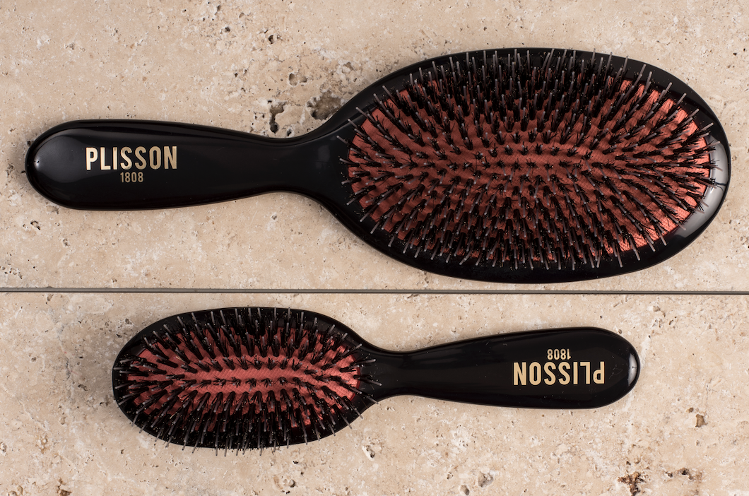 Plisson Hair Brush, Boar Bristles, Small